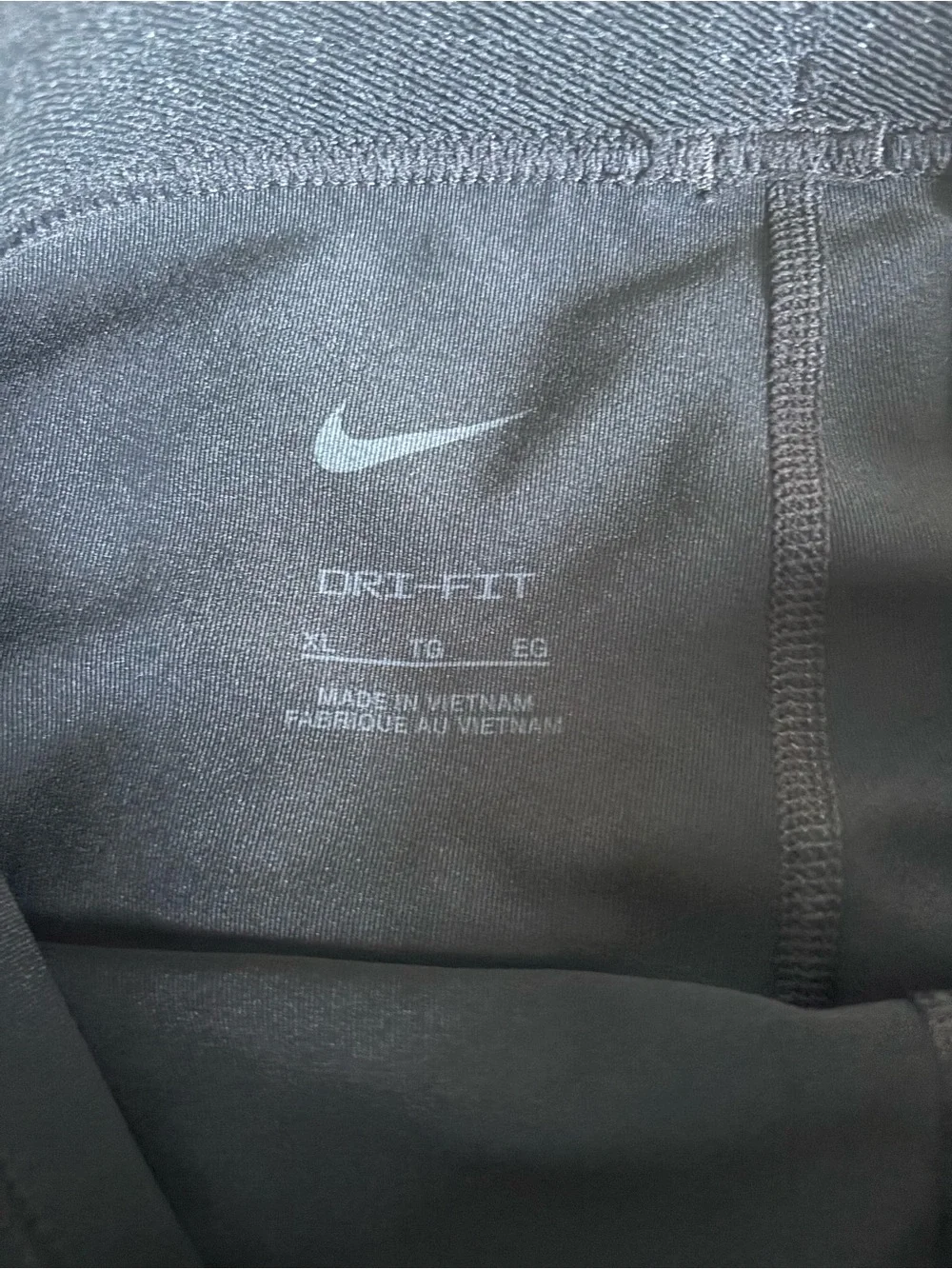 Nike Black Boys' Pro Athletic Leggings with White Swoosh